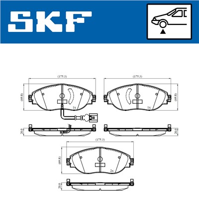SKF VKBP 80179 E EAN: 7316581298211.