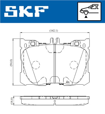 SKF VKBP 80190 EAN: 7316581296552.