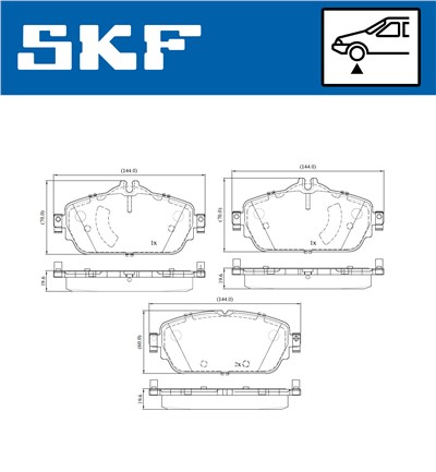 SKF VKBP 80196 EAN: 7316581297399.
