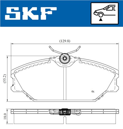 SKF VKBP 80211 EAN: 7316581299645.
