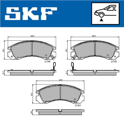 SKF VKBP 80230 A EAN: 7316581297108.