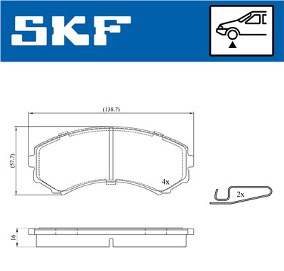 SKF VKBP 80252 A EAN: 7316581297795.