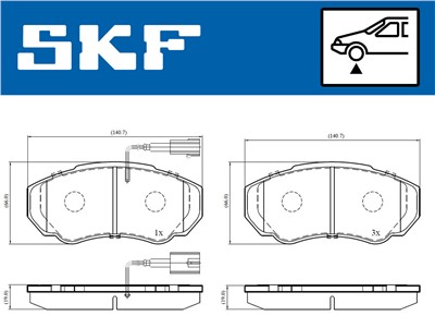 SKF VKBP 80273 E EAN: 7316581300020.