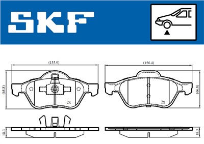 SKF VKBP 80309 EAN: 7316581299942.