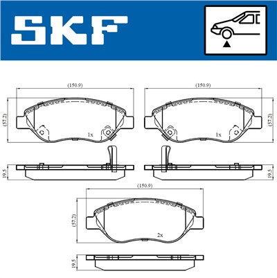 SKF VKBP 80322 A EAN: 7316581300280.