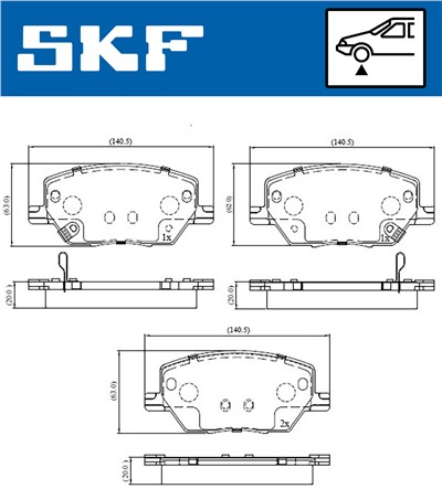 SKF VKBP 80346 A EAN: 7316581300488.