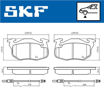 SKF VKBP 80352 E EAN: 7316581300440.