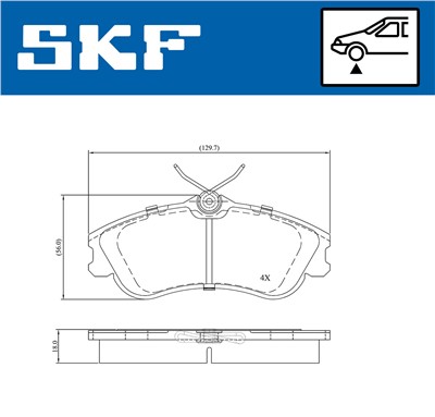 SKF VKBP 80356 EAN: 7316581300518.