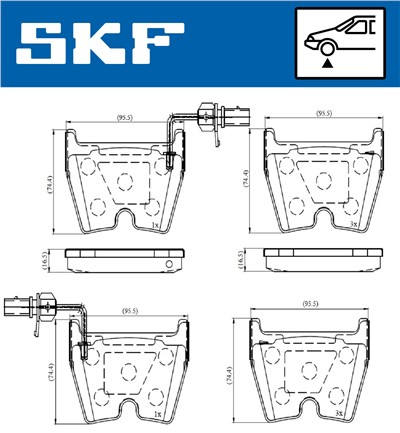 SKF VKBP 80369 E EAN: 7316581300556.