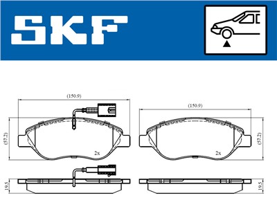 SKF VKBP 80395 E EAN: 7316581300716.
