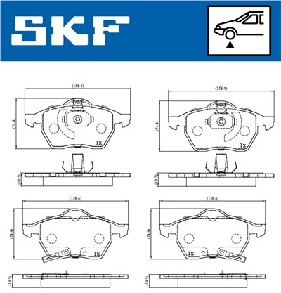 SKF VKBP 80424 A EAN: 7316581300938.