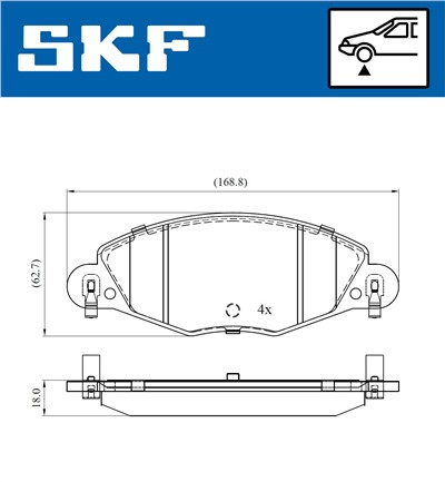 SKF VKBP 80447 E EAN: 7316581301041.