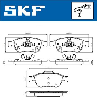 SKF VKBP 80448 A EAN: 7316581301072.