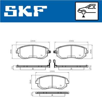 SKF VKBP 80456 A EAN: 7316581298129.