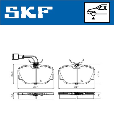 SKF VKBP 80480 E EAN: 7316581299430.