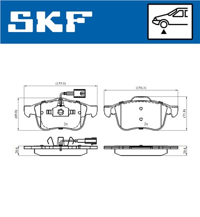 SKF VKBP 80487 E EAN: 7316581301379.