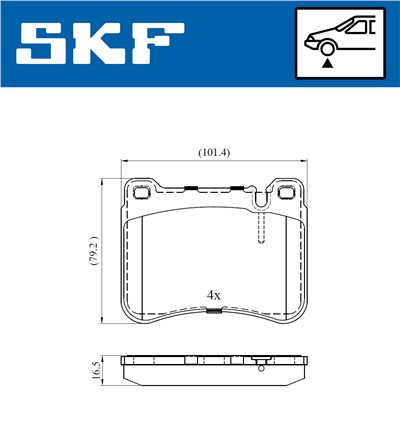 SKF VKBP 80495 EAN: 7316581301324.