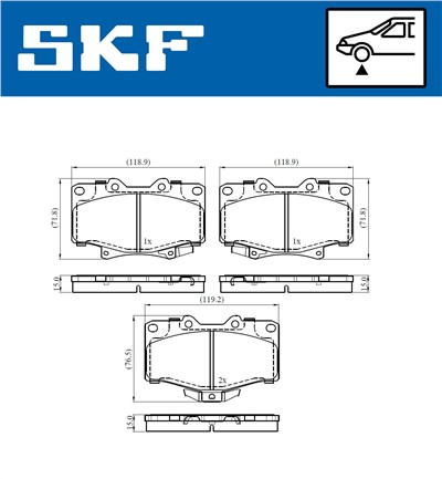 SKF VKBP 80537 A EAN: 7316581301591.
