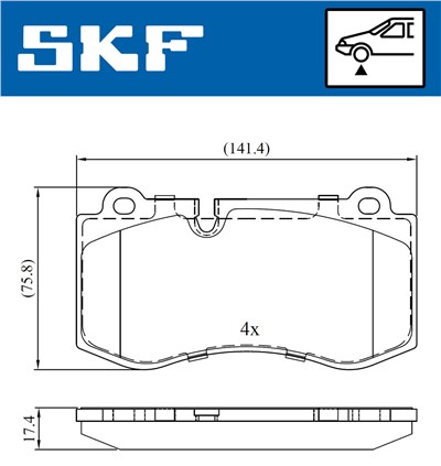 SKF VKBP 80549 EAN: 7316581297726.