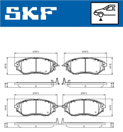 SKF VKBP 80555 A EAN: 7316581300945.