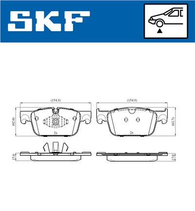 SKF VKBP 80563 EAN: 7316581301638.