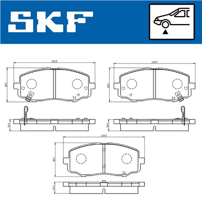 SKF VKBP 80567 A EAN: 7316581301690.