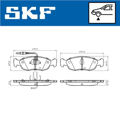 SKF VKBP 80580 E EAN: 7316581301720.