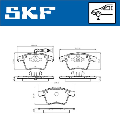 SKF VKBP 80589 E EAN: 7316581301874.