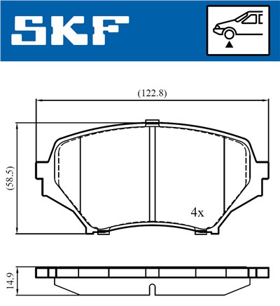 SKF VKBP 80592 A EAN: 7316581301973.