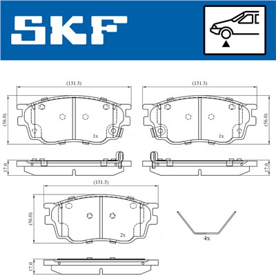 SKF VKBP 80619 A EAN: 7316581302024.