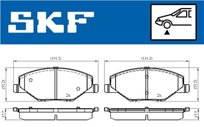 SKF VKBP 80628 EAN: 7316581296262.