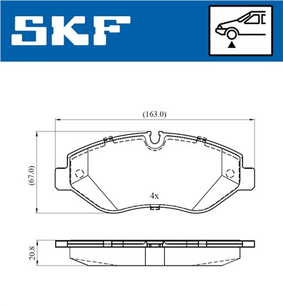 SKF VKBP 80633 E EAN: 7316581302086.