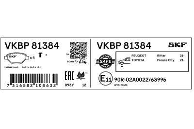 SKF VKBP 81384