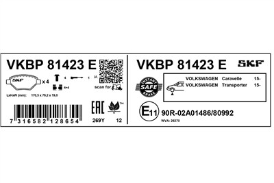 SKF VKBP 81423 E