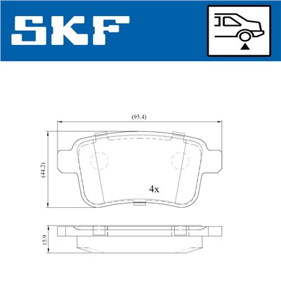 SKF VKBP 90039 EAN: 7316581296811.