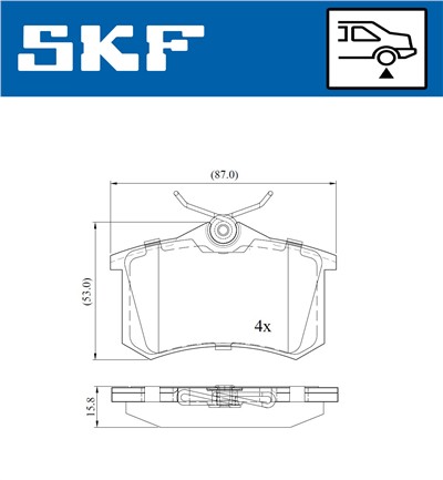 SKF VKBP 90047 EAN: 7316581297290.