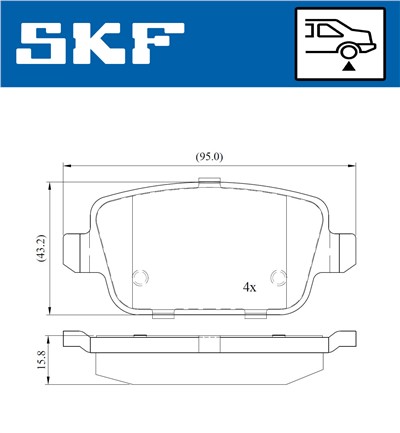 SKF VKBP 90072 EAN: 7316581296255.