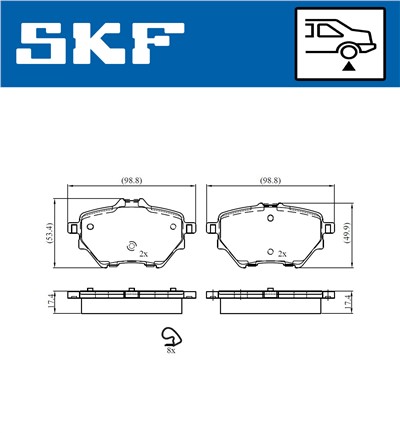 SKF VKBP 90101 EAN: 7316581298280.