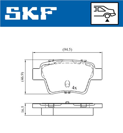 SKF VKBP 90172 EAN: 7316581298709.