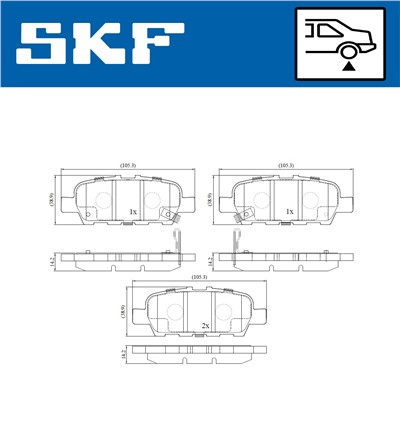 SKF VKBP 90204 A EAN: 7316581298266.