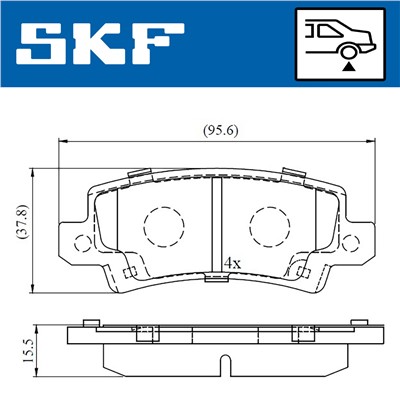 SKF VKBP 90208 A EAN: 7316581299676.