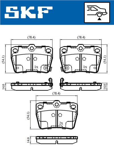SKF VKBP 90288 A EAN: 7316581299607.