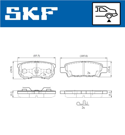 SKF VKBP 90416 A EAN: 7316581299973.