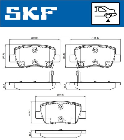 SKF VKBP 90458 A EAN: 7316581301164.