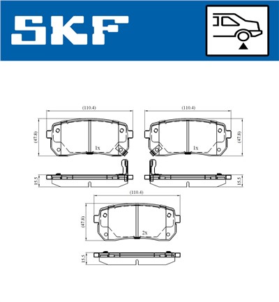 SKF VKBP 90464 A EAN: 7316581299416.