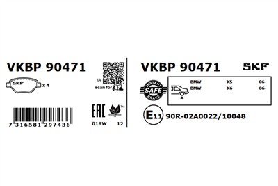 SKF VKBP 90471 EAN: 7316581297436.