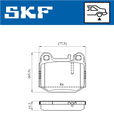 SKF VKBP 90482 EAN: 7316581300594.