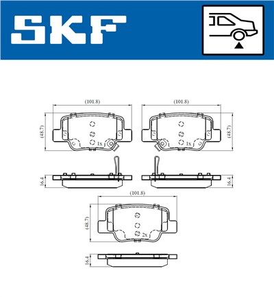 SKF VKBP 90496 A EAN: 7316581301447.
