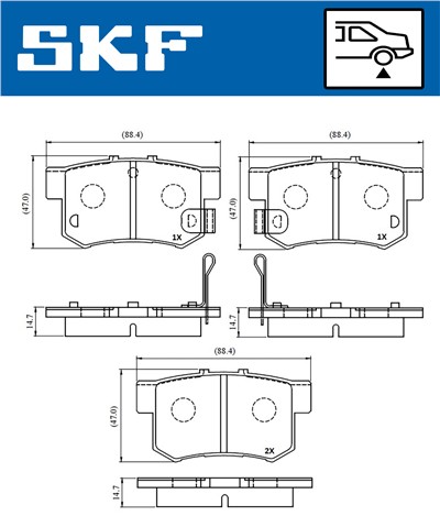 SKF VKBP 90505 A EAN: 7316581298358.