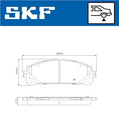 SKF VKBP 90552 A EAN: 7316581298761.